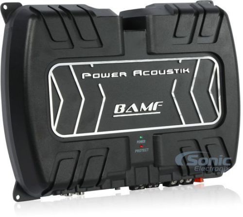 Power acoustik bamf4-1200 1200w 4-channel bamf series class ab car amplifier