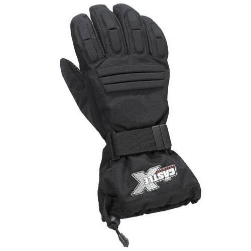 Castle x racewear platform womens snowmobile gloves black