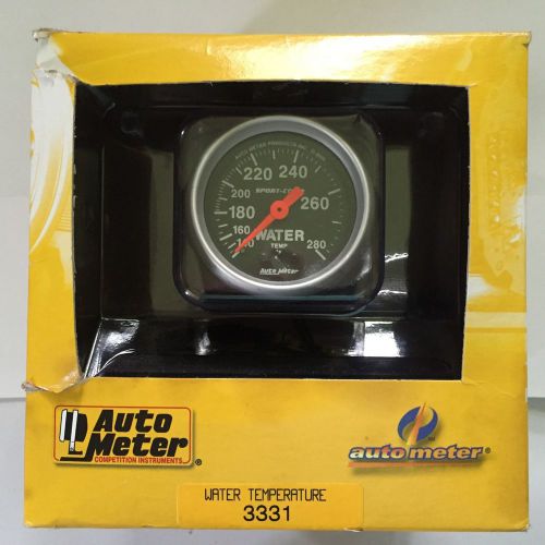 Auto meter 3331 sport-comp; mechanical water temperature gauge