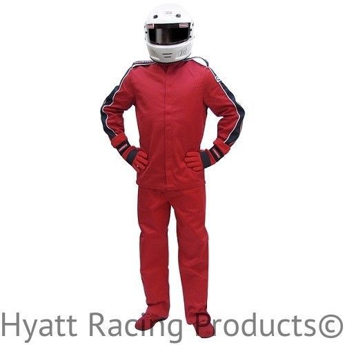 Pyrotect sportsman deluxe 2-piece auto racing suit sfi-1 - all sizes &amp; colors