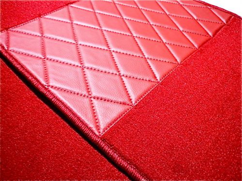 Carpet set red velours for mercedes w111 fintail 230 s 1965-1968