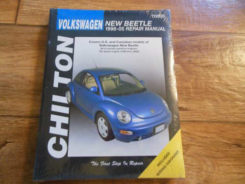 New chilton volkswagen new beetle repair manual 1998-2005 70500