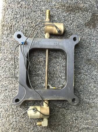 Nos nitrous plate   4150 carb - used with solenoids