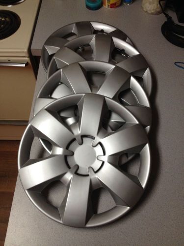 4pcs set 14&#034; inches metallic silver hubcaps wheel cover rim skin  #226 free gift