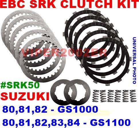 Ebc srk clutch kit suzuki 80,81,82 gs1000 & 80,81,82,83,84 gs1100 #srk50