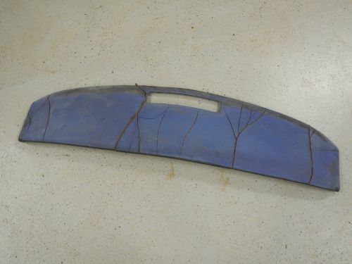 1963 buick riviera dash pad blue lots of cracks for core to recover or fix 63