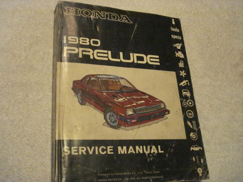 1980 honda prelude factory service manual