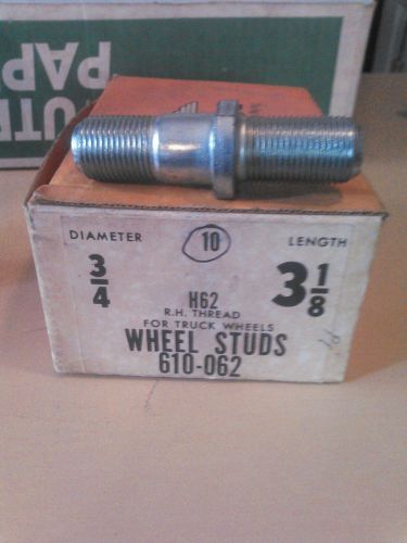Dorman 610-062 3/4&#034; double ended stud kelsey hayes 38606 budd 12247 r h 10 pcs
