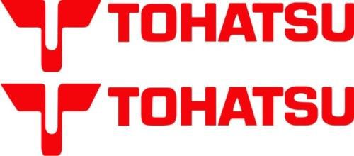 New pair of tohatsu decals ski fish boat 500mm x 100mm