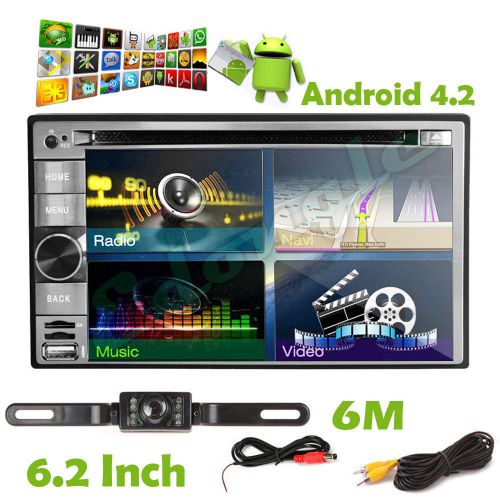 Gps navigation double 2 din hd car stereo dvd player hd bluetooth wifi ipod+cam