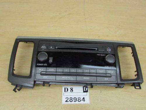 2011 2012 2013 toyota sienna cd player radio display receiver face plate p1842