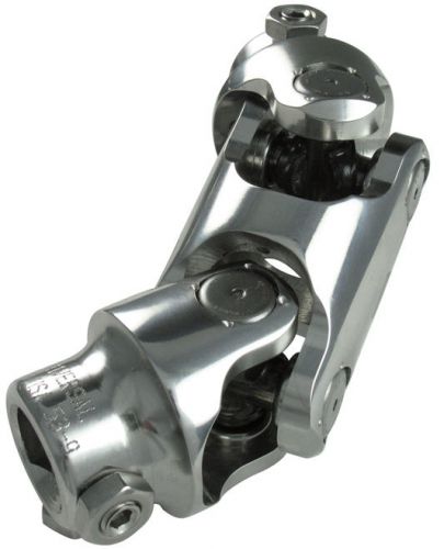 Genuine borgeson steering u-joint, double, polished stainless, 3/4-36 x 3/4-36