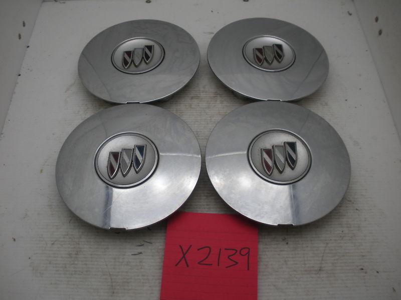 Set of 4 chrome 98 99 00 01 02 03 04 05 buick century regal center caps hubcaps