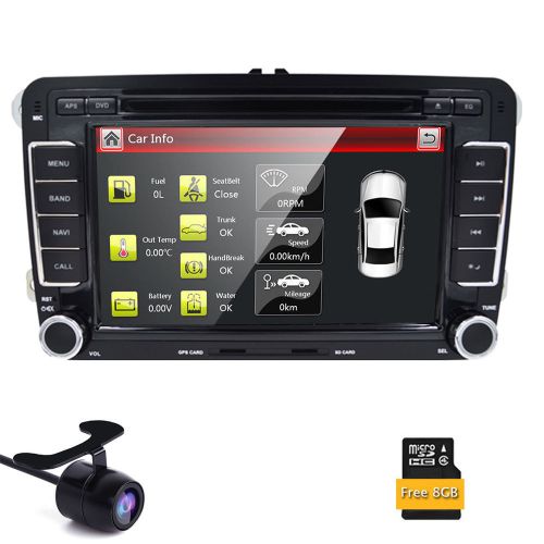 For vw jetta passat 7&#034; hd touch ui screen car stereo gps dvd player radio+canbus