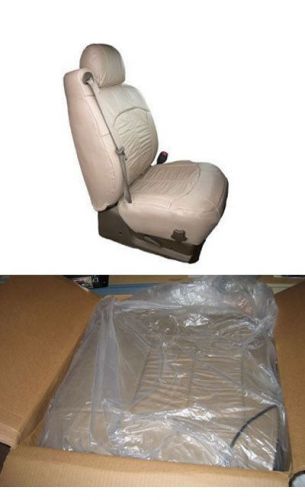 Honda civic 4d se/lx/ex 01-02 leather seat covers pewter $800 msrp new