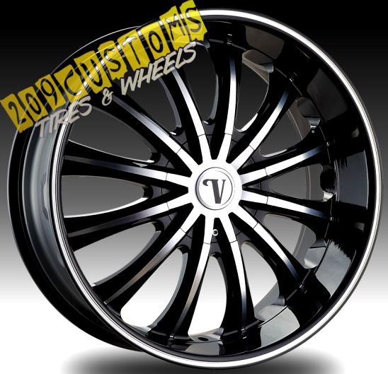 22" inch wheels rims tires vw15 5x115 5x120 +13 offset 22x9.5 bmw x5 