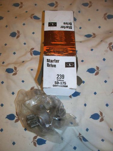 Vintage nos starter drive,new,239 replaces sd-175,c6vy-11350a
