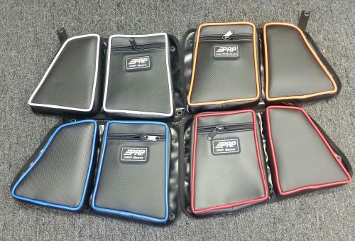 Prp seats rzr xp4 1000 rear door padded storage bags black carbon (choose) color