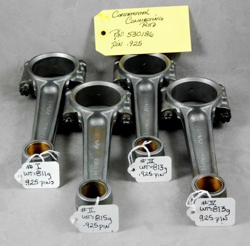 Continental c90, c-145, o200 connecting rods p/n 530184-a1 forging 530186