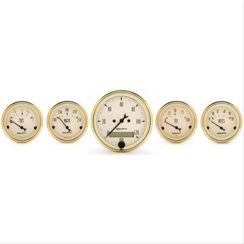 Autometer golden oldies series analog gauge kits 1502
