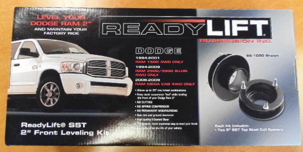 Readylift 66-1060 2" leveling kit dodge ram 1500 2500 3500 4wd new in box!!