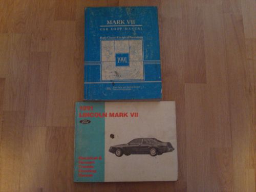 1991 lincoln mark vii shop manual &amp; electrical and vacuum troubleshooting manual