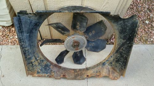 1961 1962 cadillac 7 blade air conditioning fan and shroud a/c