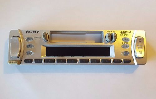 Sony xr-ca 300 cassette player in dash receiver detachable faceplate