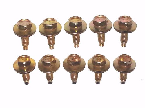 Mopar chrysler dodge plymouth hardware bolts 1/4-20 thread with dog point 10pc
