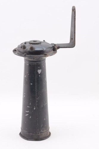 Delco-remy antique car horn 11 3/4&#034; long, 5&#034; base diam, bracket 5&#034; long