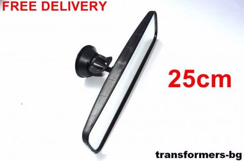 25cm car wide rear view interior mirror suction cup universal vauxhall audi bmw