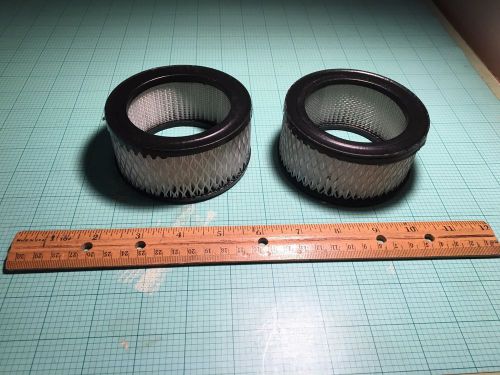 Vintage automotive intake filters - pair !!