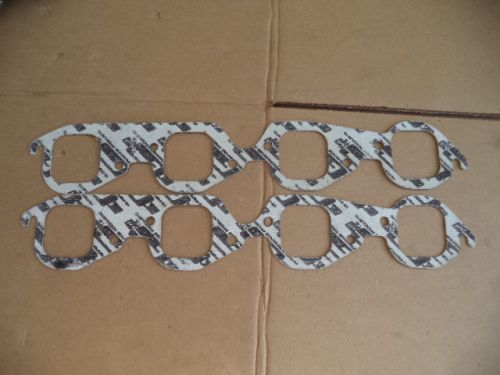 Bb chevy large square port header gaskets-mr.gasket-free shipping