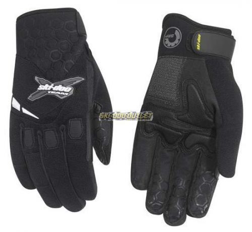 Ski-doo men&#039;s x-team crew gloves - black