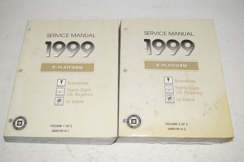 Genuine 1999 bonneville 88 lss  le sabre factory  service shop manual 2-vol set