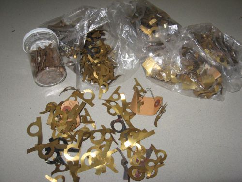 Assortment of shims for babbit bearing engines model a early chevy ford etc.
