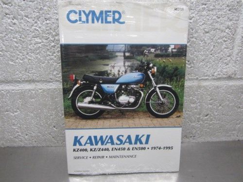Clymer repair service shop manual m 355 kawasaki kz400 kz440 en450 en500 74-95
