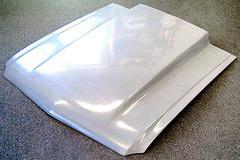 1964 1965 1966 mustang hood, fiberglass, 3 inch cowl hood