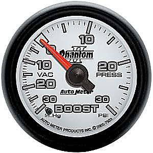 Autometer 7503 phantom ii mech boost vacuum gauge