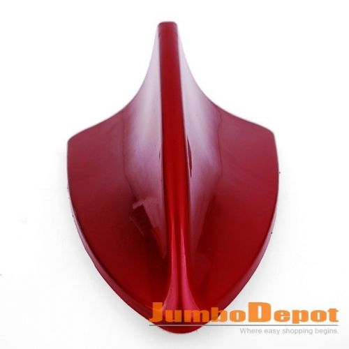 Shark fin roof top mount aerial antenna base mast decor for bmw e90 e46 m3 red