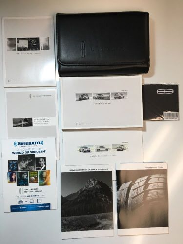 2016 lincoln mkc owners manual set  new  free priority shipping #02
