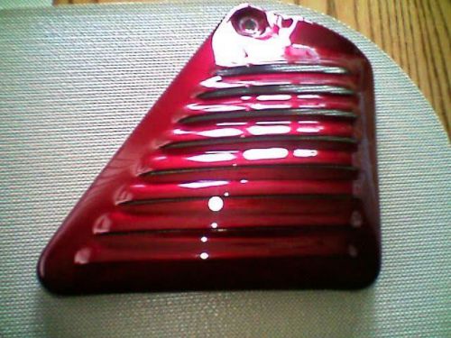 V-rod louvered neck cover (right) lava red sunglo