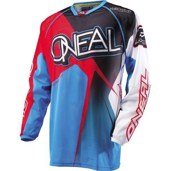 Black/red/blue m o'neal racing hardwear vented jersey 2014 model
