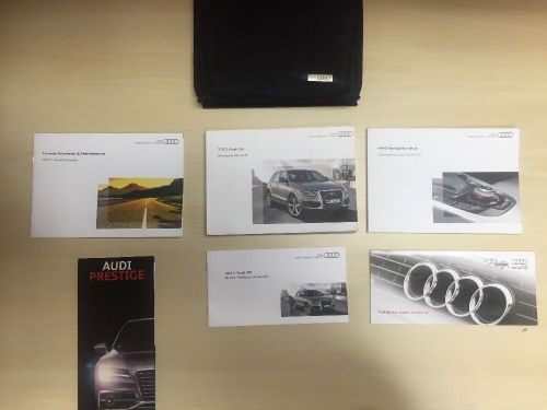 Audi q5 2011 owners manual books  with case and navigation / free shipping