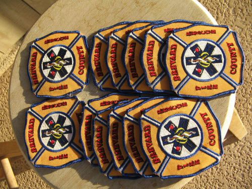 Brevard fire rescue county 12 patches worldwide shipping responder