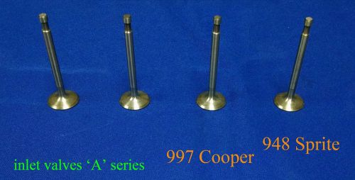 Inlet valves (4) a series 997 cooper, 948 sprite, british race performance