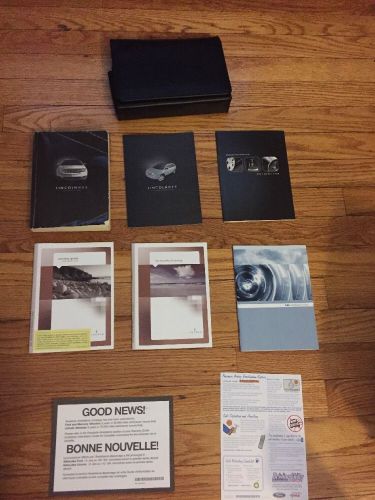 2007 lincoln mkx owners manual package and case  &#034;fast free u.s. priority ship&#034;
