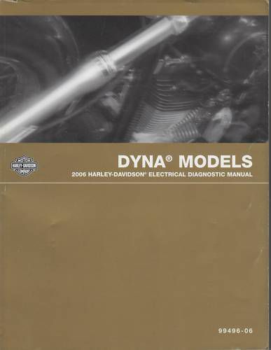 2006 harley davidson dyna models  electrical diagnostic