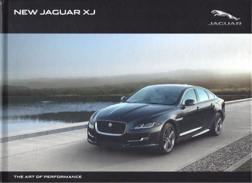 2016 jaguar xj- 92 page hardcover book brochure