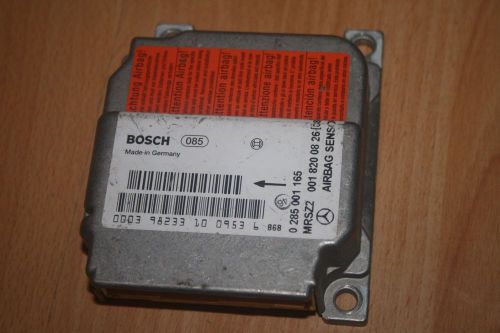 Mercedes e class mb w210 airbag sensor 001 820 08 26 [08] bosch 0 285 001 165